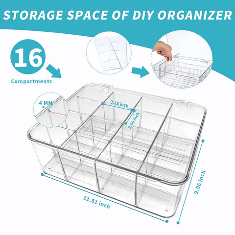 Rasydyn pantry tea bag storage fits neatly in kitchen cabinets.