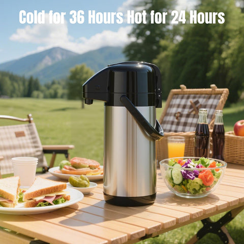Ratrabas lever-operated carafe for effortless pouring with safety lock.