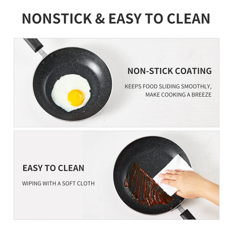 RATWIA nonstick coating enables easy food release and cleaning