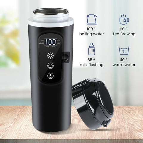 Rauwseul car kettle body features a compact design for small spaces.
