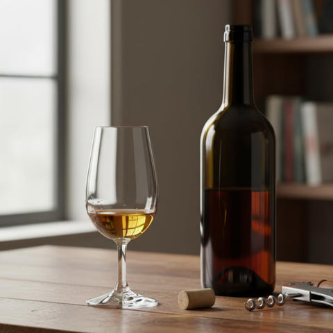 Lead-free crystal Ravenscroft glass offers a clean, pure feel for wine tastings.