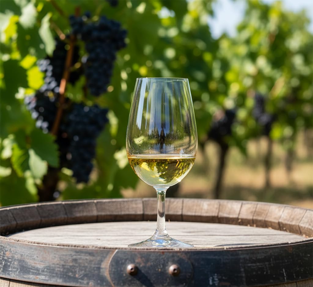 The tall chimney design concentrates aromas for a richer nose in Ravenscroft glass.