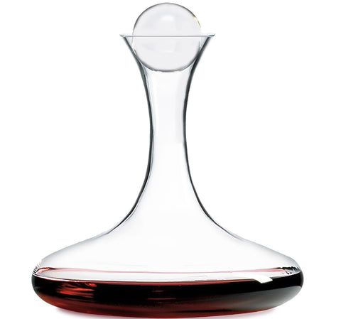 Ravenscroft large wine decanter with 66 oz capacity for quick aeration.