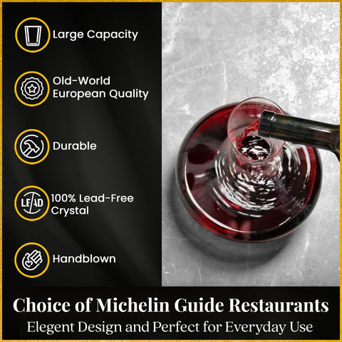 Ravenscroft 100% lead-free crystal ensures pure wine character.