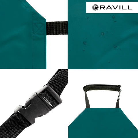 Ravill waterproof apron ideal for pet grooming with easy fur-free surfaces.