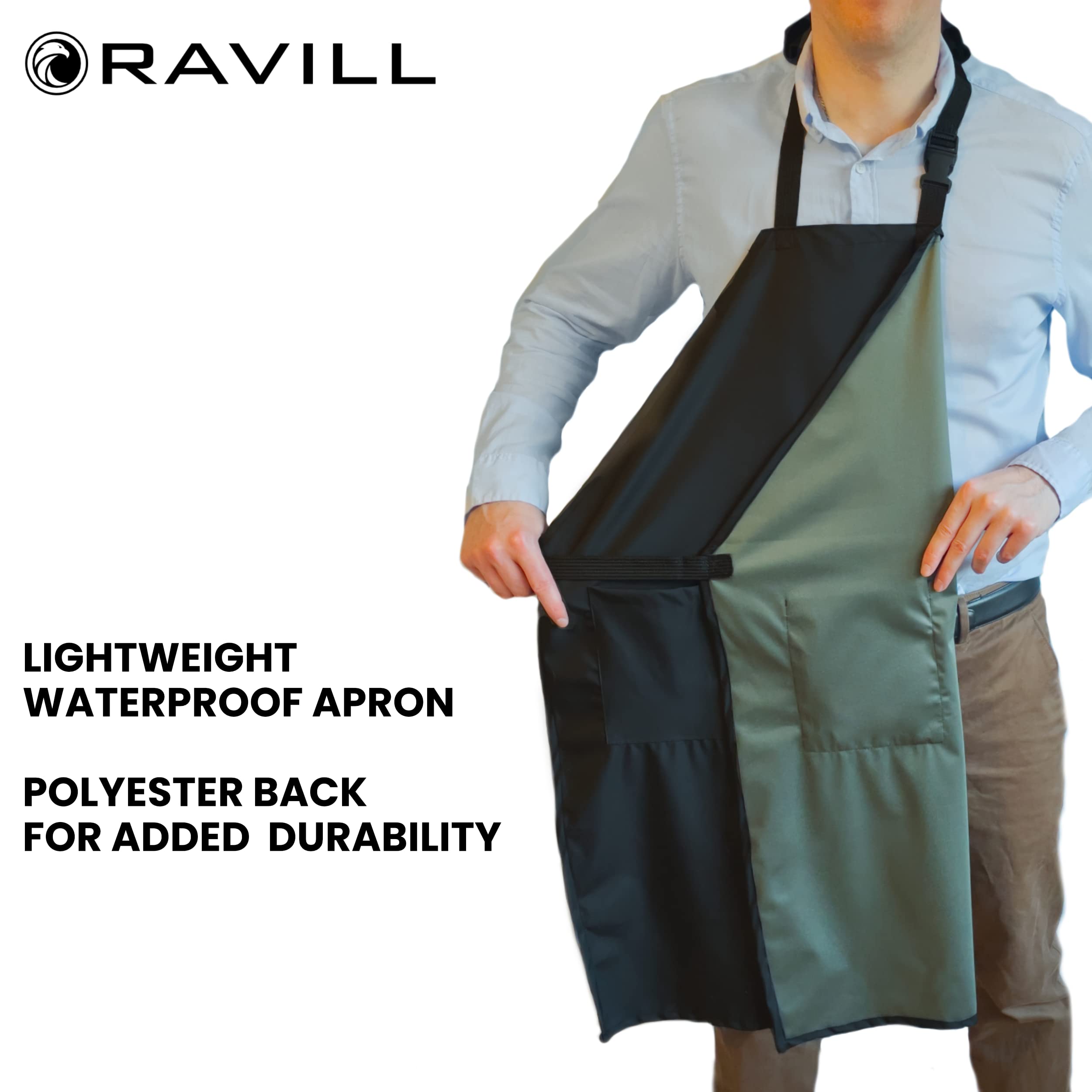 Ravill oil and water resistant coating protects against spills and splashes