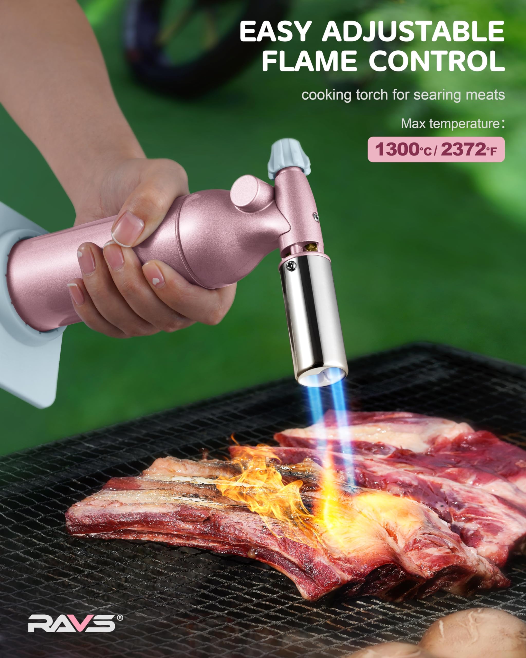 RAVS 20G large-capacity torch base enables longer sessions