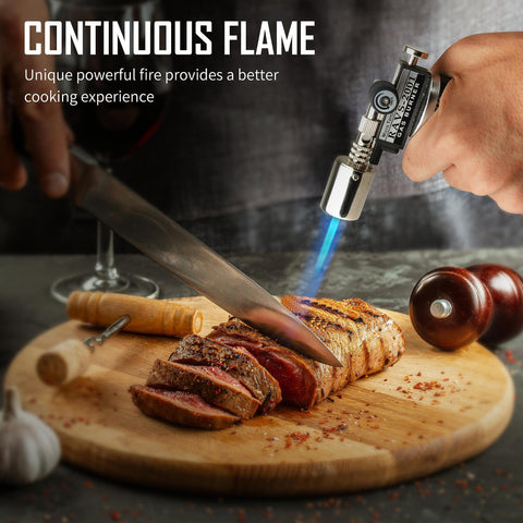 RAVS Piezo ignition enables fast one-handed lighting during cooking