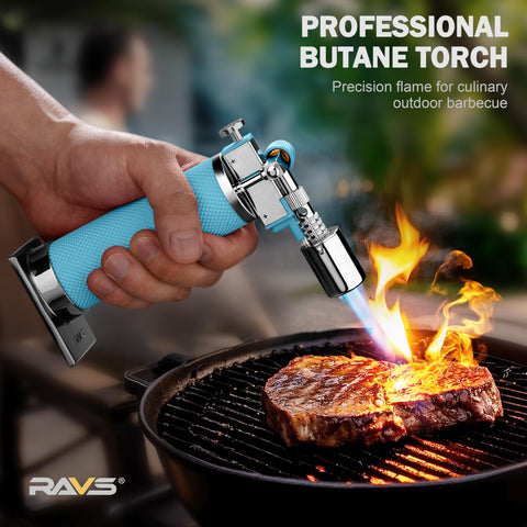 RAVS torch adjustable flame allowing precise heat control