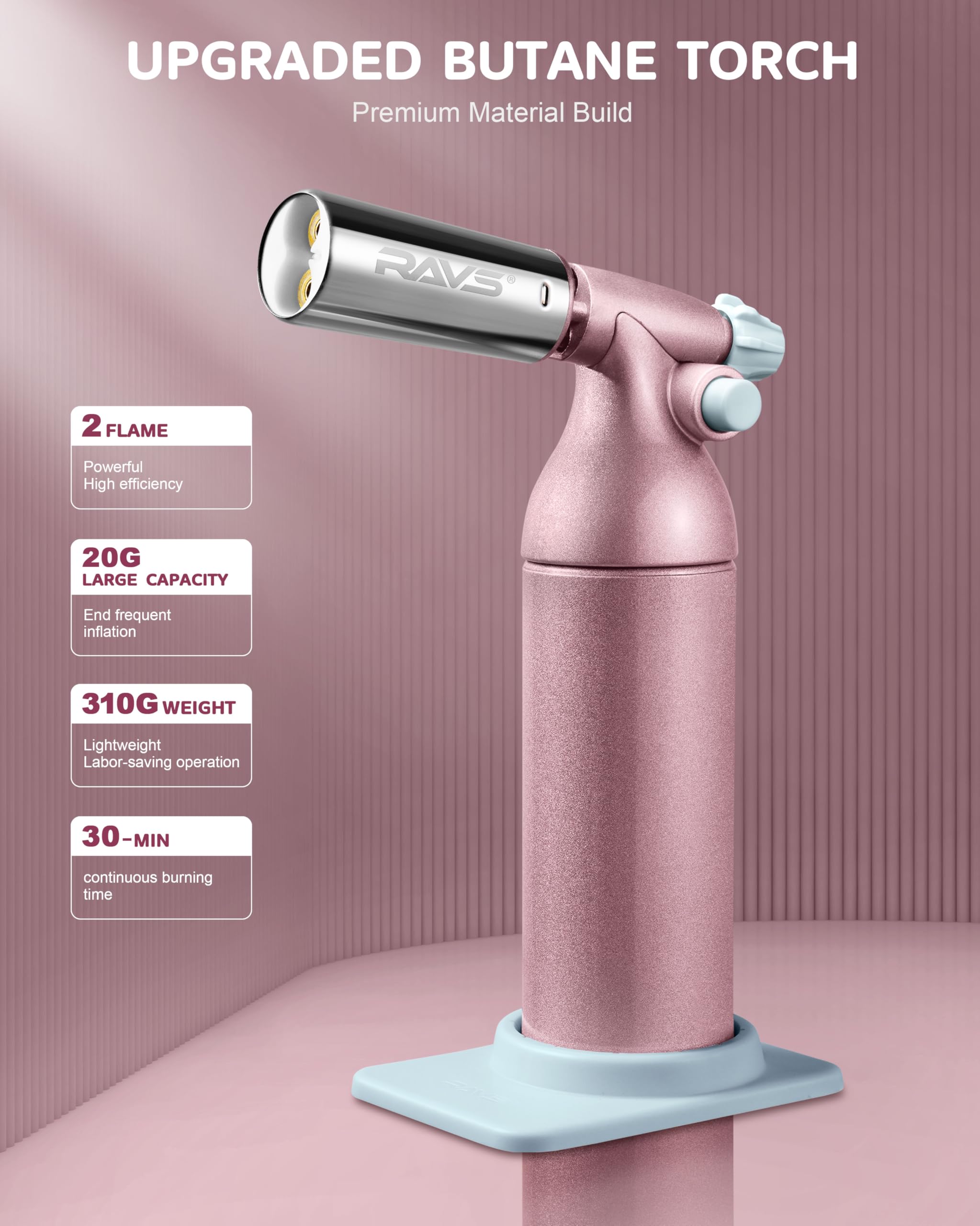RAVS metal body with safety design for confident handling