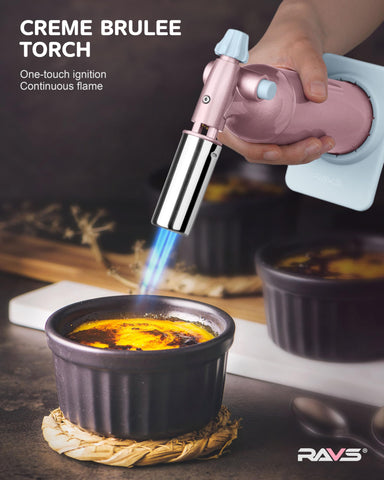 RAVS windproof nozzle ensures stable flame in drafts