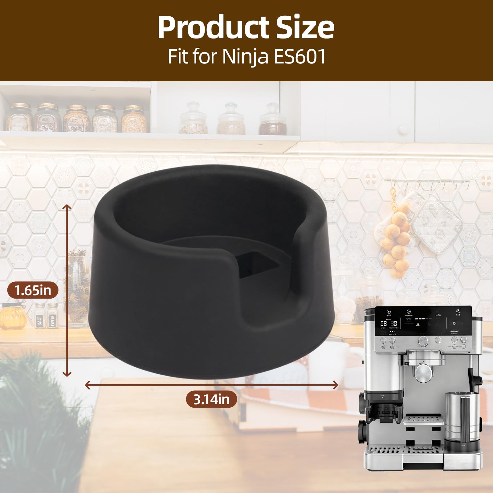 RAWILL silicone tamper base with durable construction protects finish