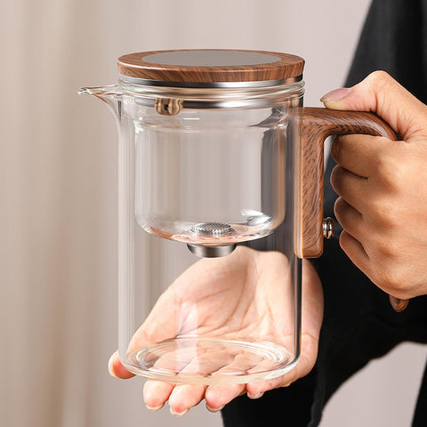 Rayfox clear teapot suits loose-leaf tea lovers.