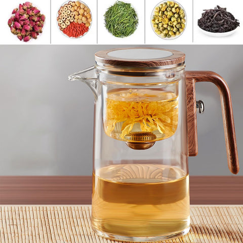 Rayfox tea pot enables customizable strength without guesswork.