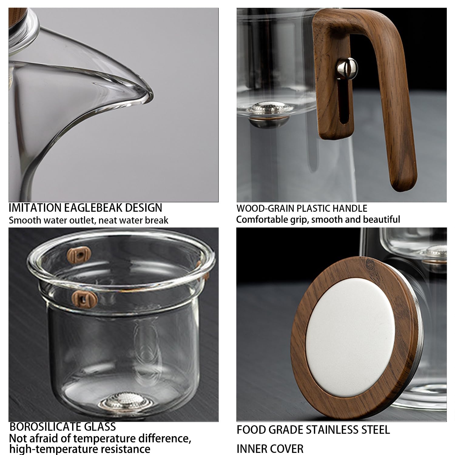 Rayfox heat-resistant borosilicate glass preserves flavor under hot pours.