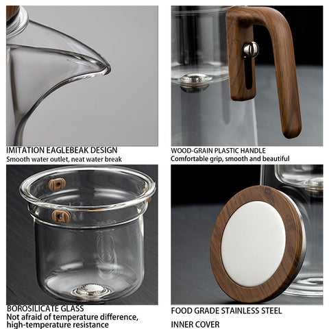 Rayfox heat-resistant borosilicate glass preserves flavor under hot pours.