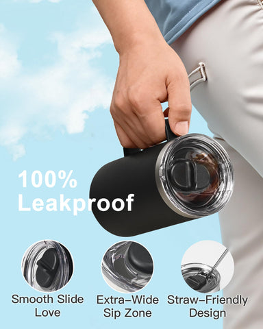 RAYMYLO graphic illustrating double-wall insulation and temperature retention