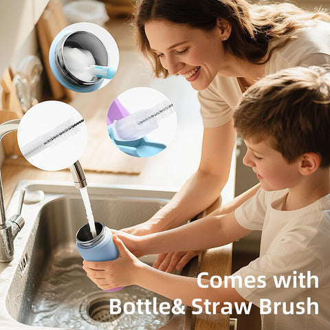 RAYMYLO insulated bottle demonstrating 24h cold and 12h warm performance