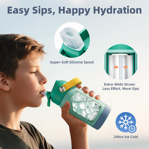 Rotating soft strap makes carrying easy for kids