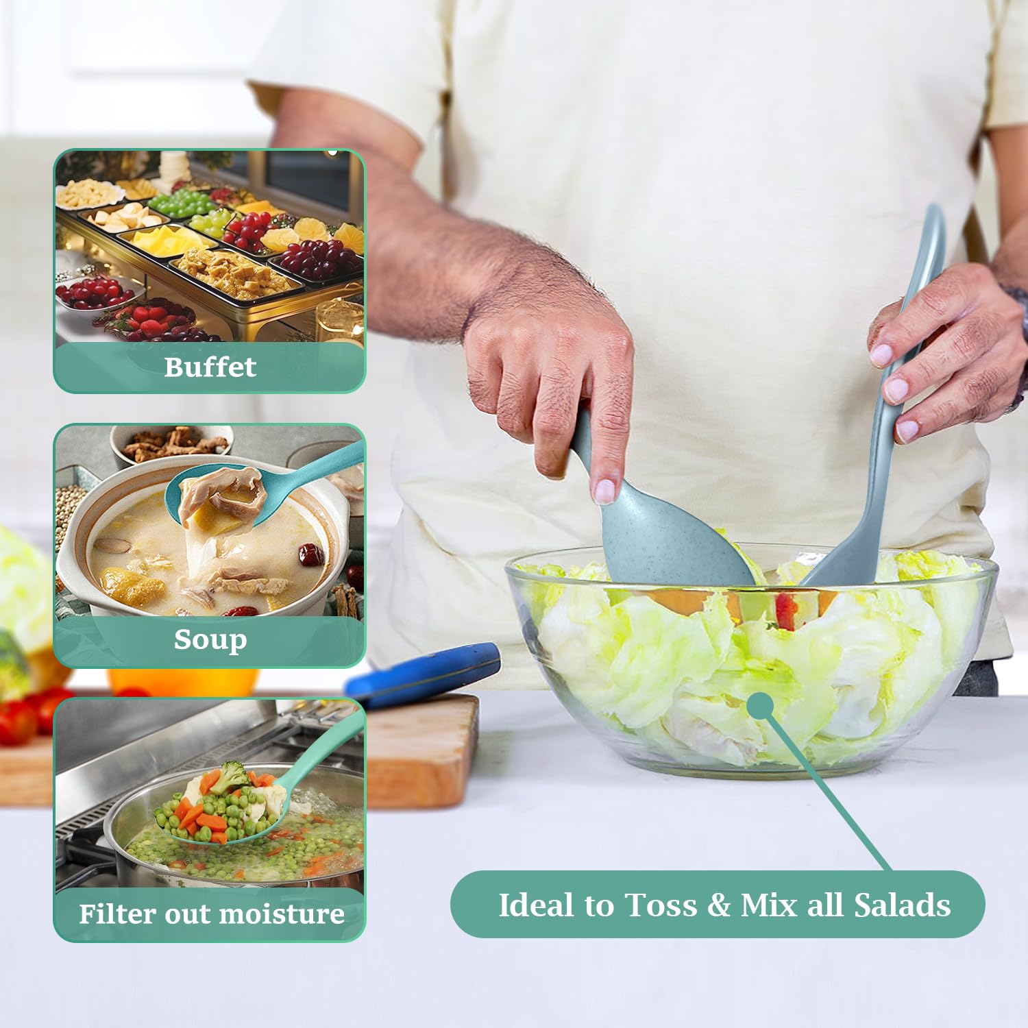 RayPard Ocean 9-4in serving tong with secure lock for quick serving.