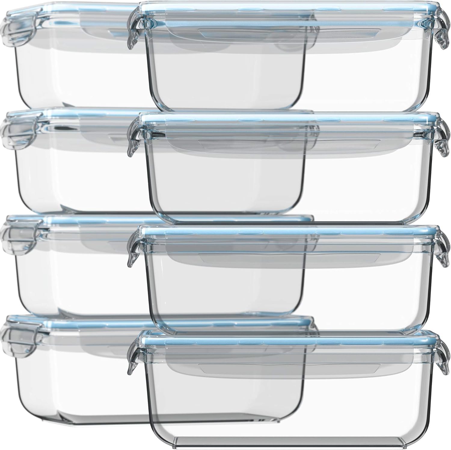 Razab 30oz glass meal prep containers for leftovers and planning.