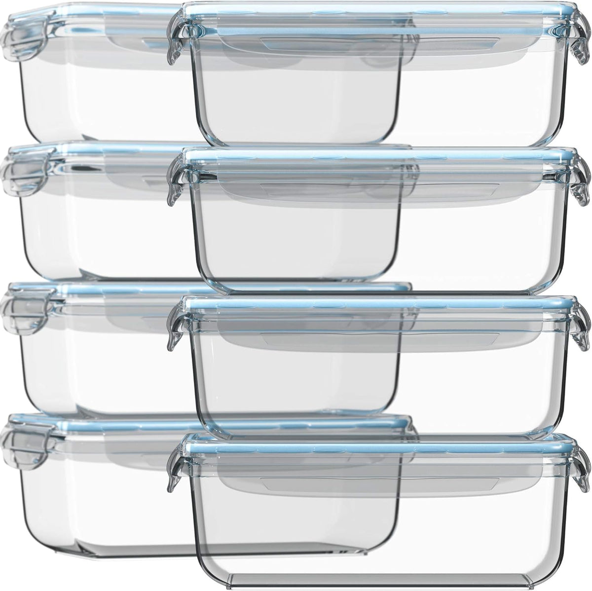 Razab 30oz glass meal prep containers for leftovers and planning.