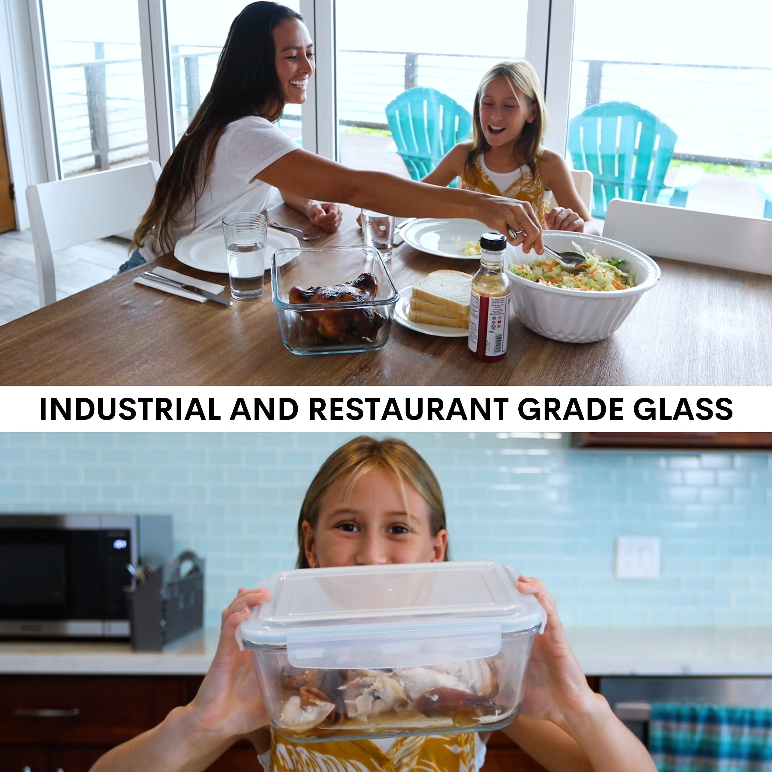 Razab 3300ml leakproof container keeps leftovers fresh in fridge