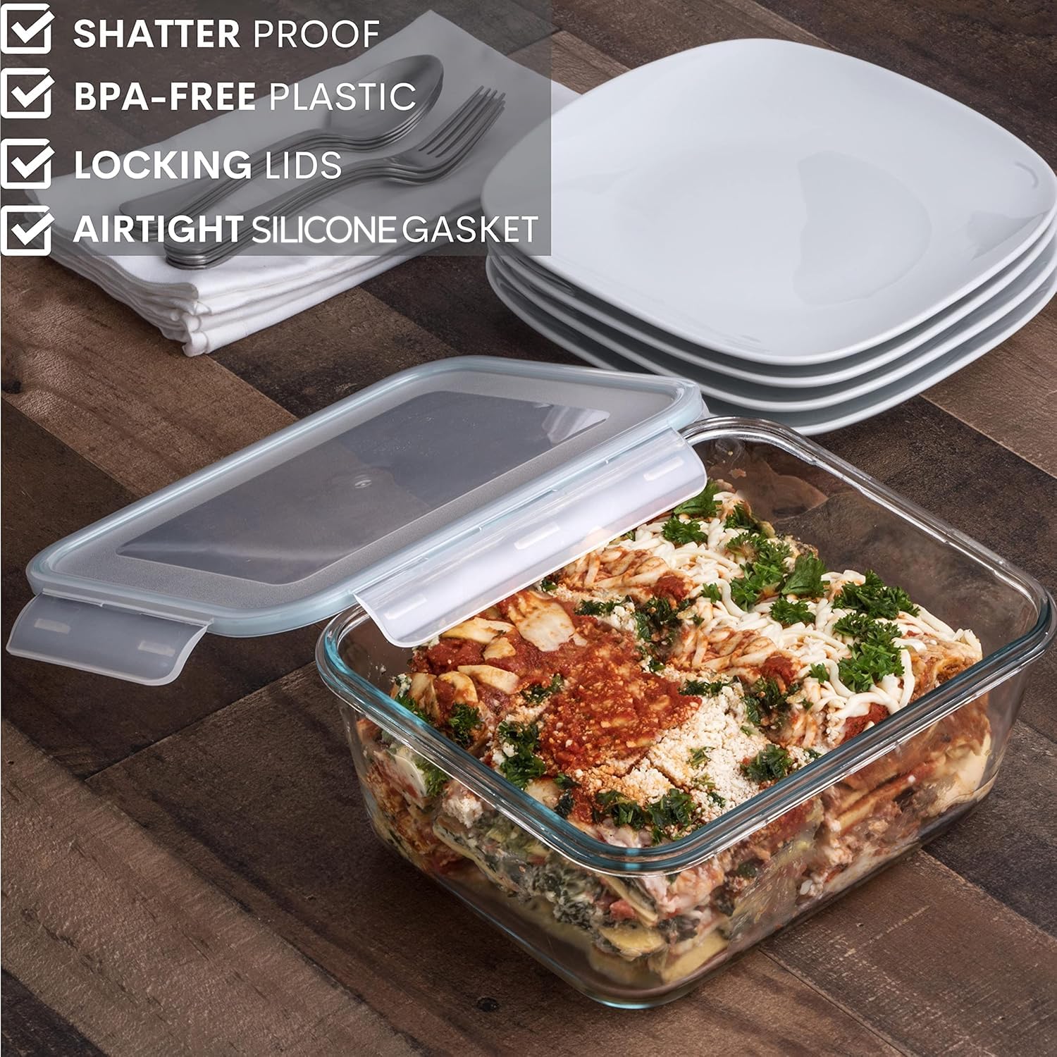 Razab container is top-shelf dishwasher safe for easy cleanup