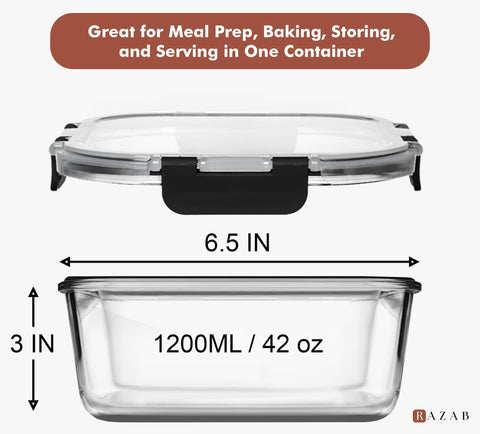 Razab airtight silicone lids closeup showing leakproof seal for fresh leftovers.
