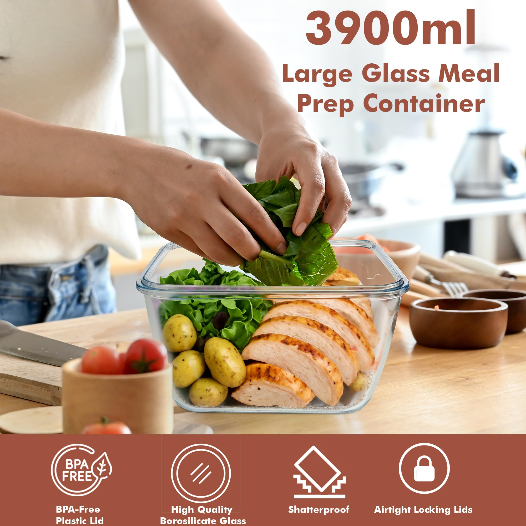 Razab dishwasher-safe storage container for easy cleanup after meals.