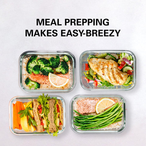 Razab containers are freezer-to-microwave ready for quick meals.