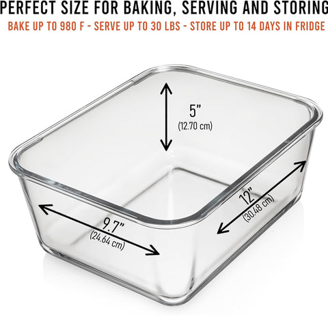 Razab glass storage container with leakproof seal keeps leftovers fresh.