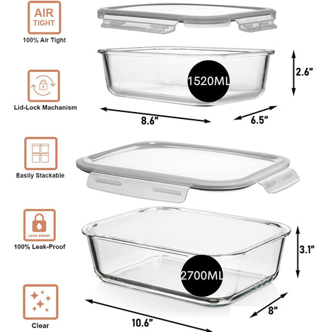 Razab borosilicate glass construction close-up showing clarity and durability.