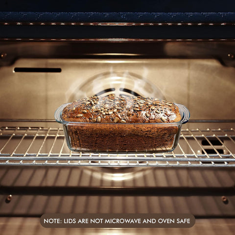 Razab loaf pan in microwave-safe setup for quick reheating.