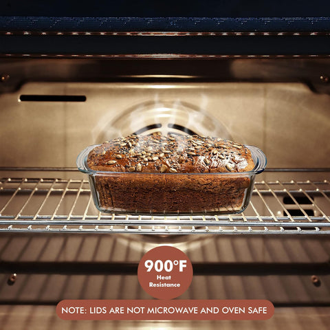 Razab glass loaf pan transparent design allows monitoring while baking.