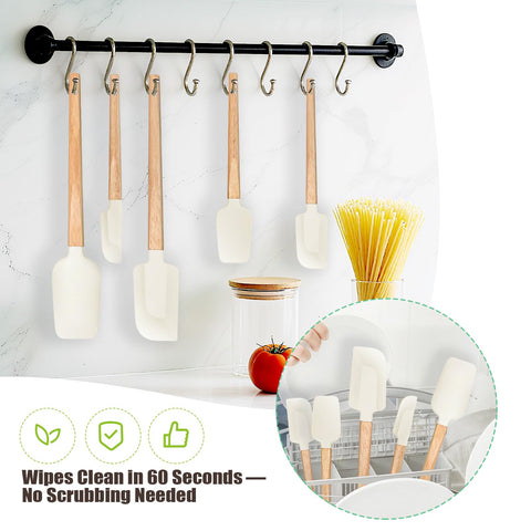 Rctiotuw non-stick friendly spatula surfaces protect non-stick cookware