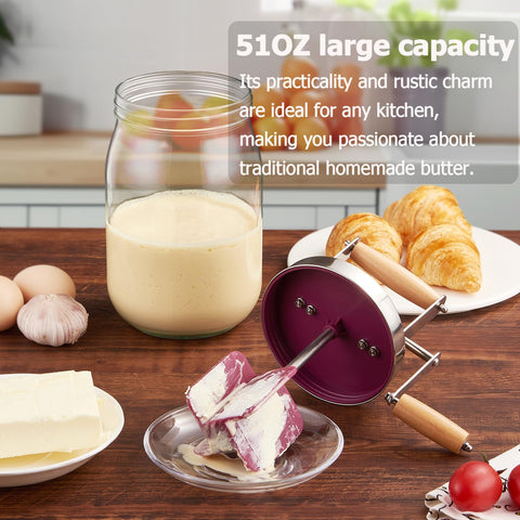 RDGDFONG butter jar shows progress and stores fresh butter