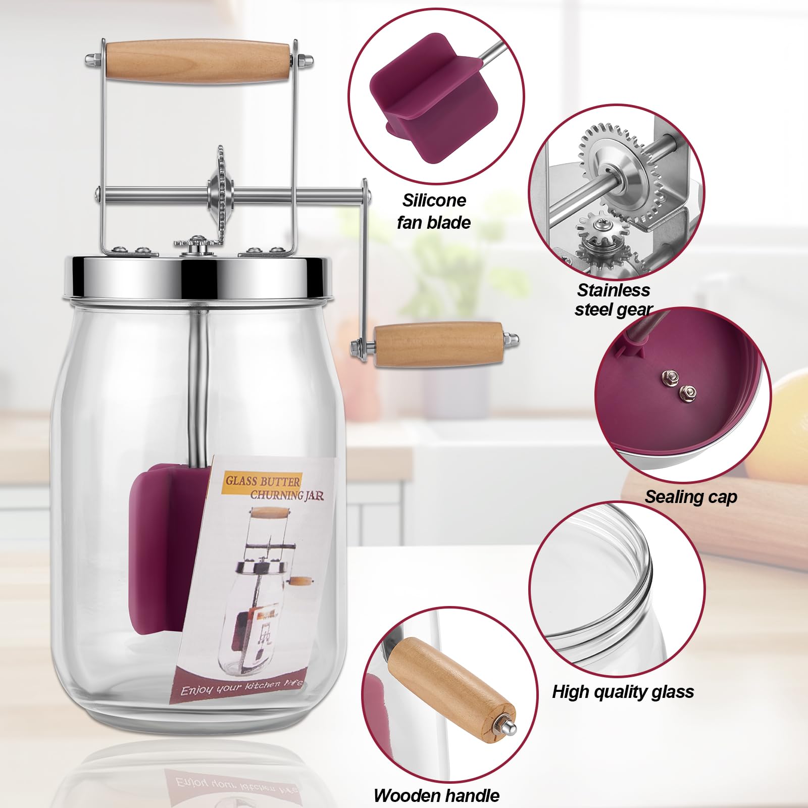 RDGDFONG butter knife spreader for easy, even portions