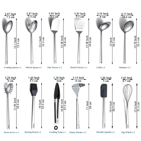 ReaNea stainless steel utensils offering rust-resistant, durable performance