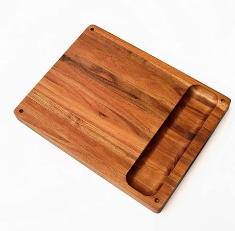 Real Life Living acacia cutting board care instructions and gentle cleaning