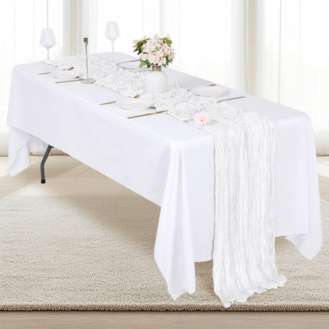 RealBox Christmas party runner enhances festive dining and décor.