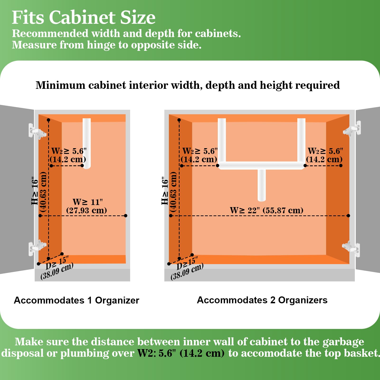 REALINN versatile organizer for kitchen and bathroom storage and spice or toiletry items.