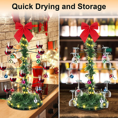 Reallnaive champagne glasses on the drink tree highlighting capacity