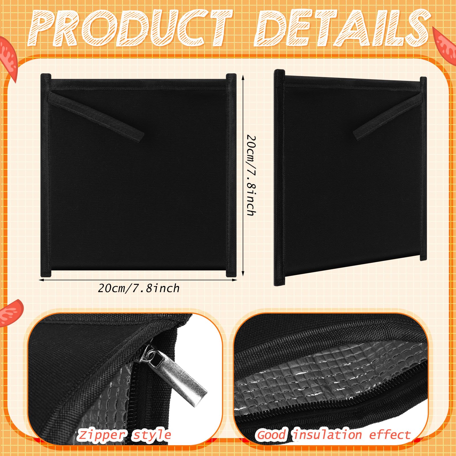 Reallnaive insulated lunch bags in black ready for commute meals.