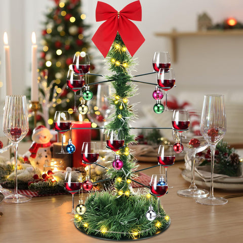 Reallnaive sturdy metal base minimizes spills during celebrations