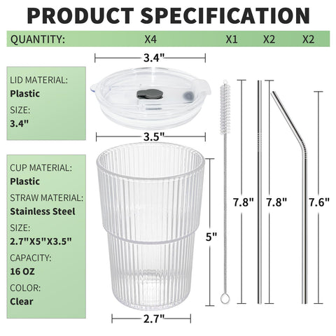 Realway BPA-free, lead-free clear acrylic cups for safe beverages.