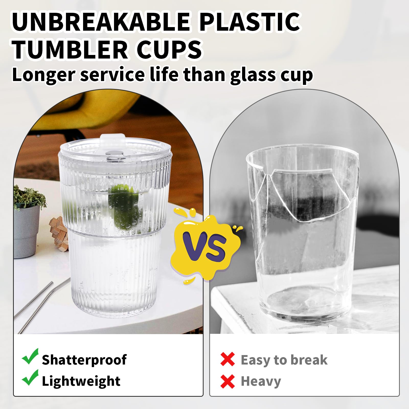 Realway reusable plastic tumbler designed for everyday use.