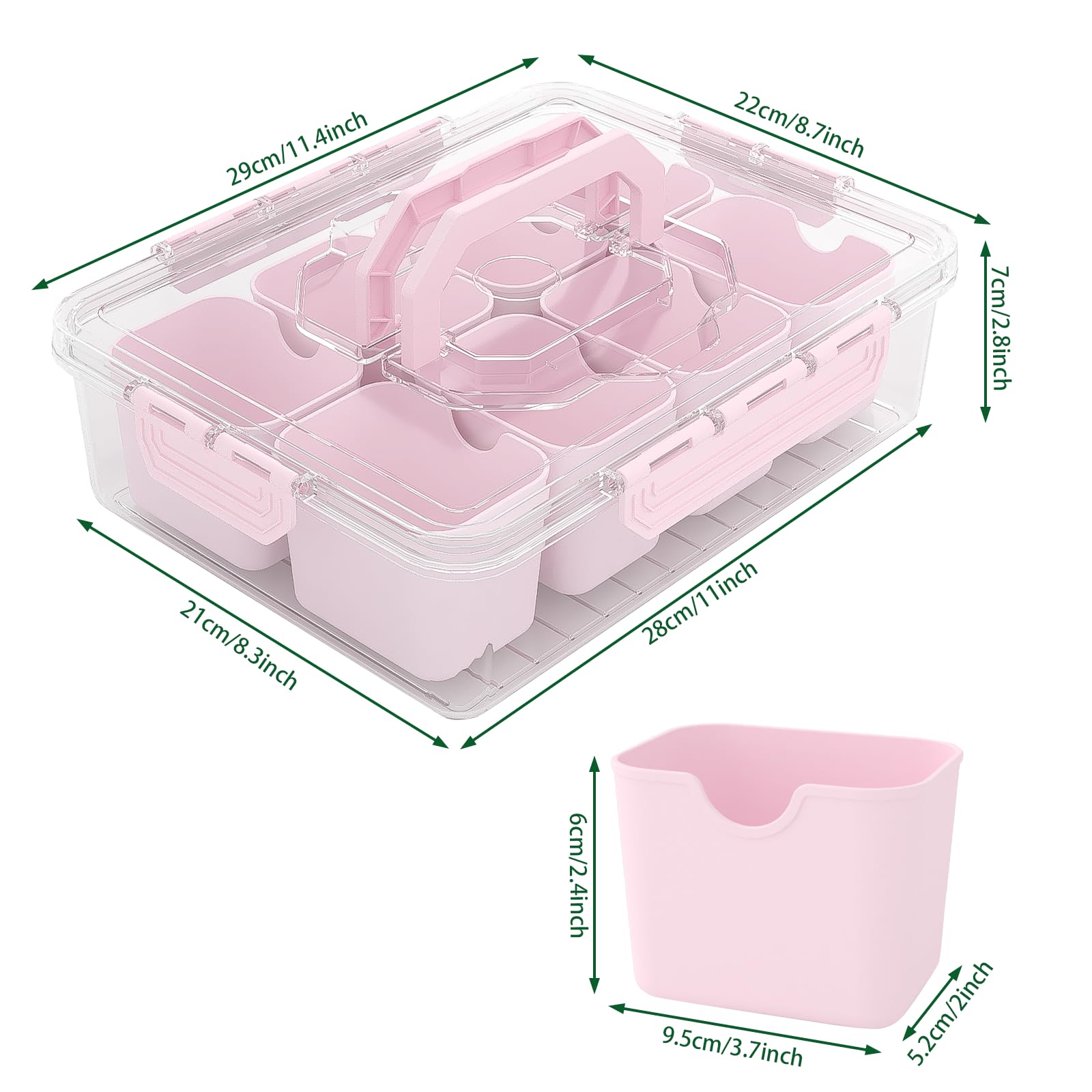 REBECAT charcuterie organizer vegetable tray for neat party platters.