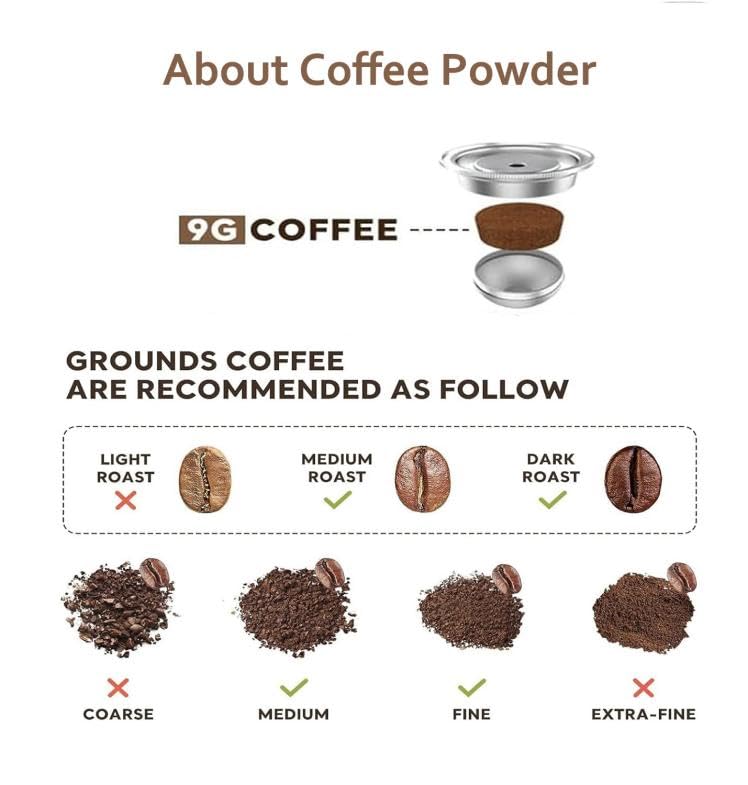 RECAFIMIL 9g coffee dose guides consistent extraction.