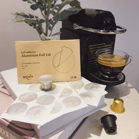 RECAPS 240-piece pack provides ample supply for ongoing pod refills.